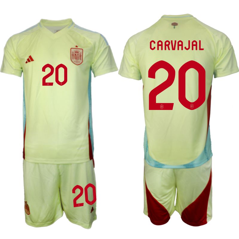 Men 2024-2025 Season Spain away green 20 Soccer Jersey